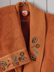 Folk Art Aile Bornoz Seti Dalila Tarçın Antrasit Bonvagon