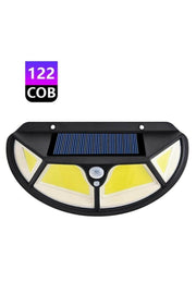 Fonksiyonel Sensörlü 122 LED Aydınlatma Solar Bahçe Lambası