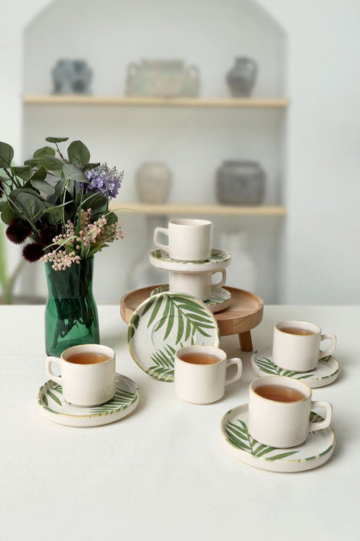 Forest Stackable Çay Takımı 12 Parça 6 Kişilik 23053-54 Bonvagon