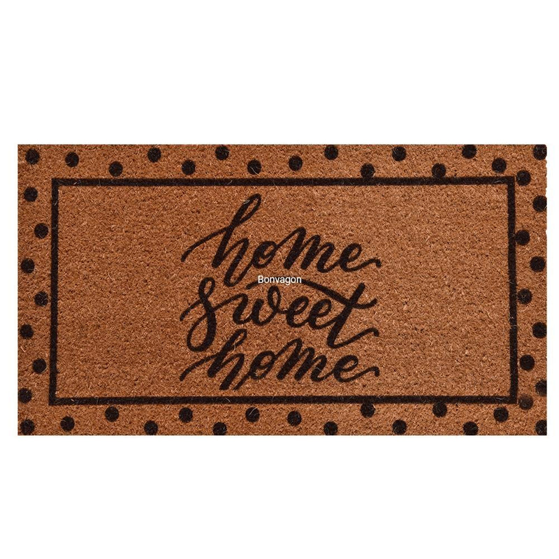 Frame Point Doğal Koko Hindistan Cevizi Kapı Önü Paspas 60x40cm Bonvagon