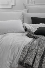 Fresh Color İrene Gri Düz Renk Nevresim Takımı %100 Doğal Pamuk Ranforce Bonvagon