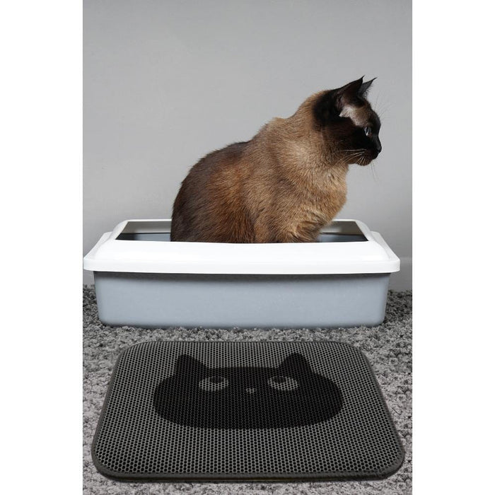 Funny Cats Kedi Kumu Toplayıcı Paspas 45x60cm, Kaymaz Taban, Yıkanabilir Bonvagon