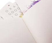 Fuşya Çiçekli A5 Defter Bonvagon