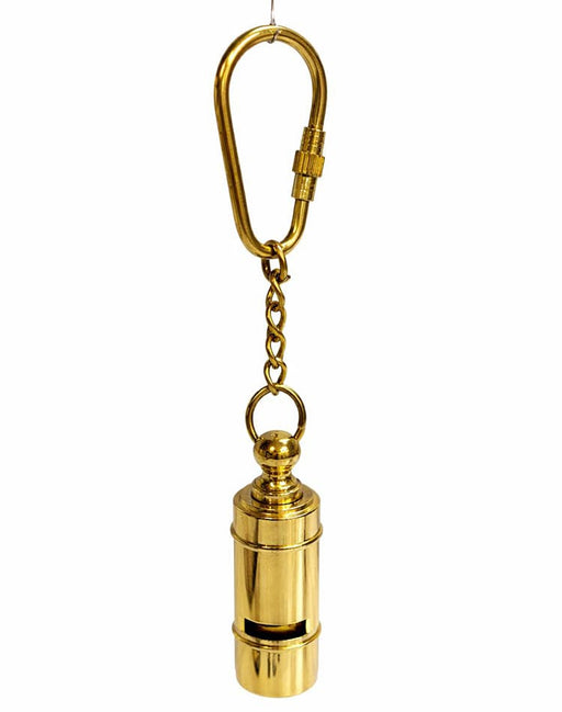 Geleneksel Pirinç Düdük Anahtarlık Bonvagon