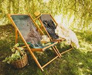 Giraffe Katlanabilir Şezlong Katlanır Ahşap Lounge Chair Bonvagon