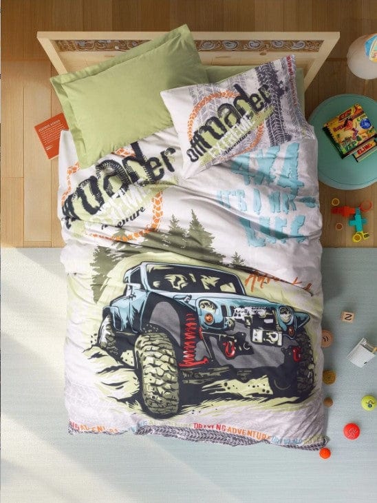 Girls & Boys Genç Ranforce Nevresim Takımı Tek Kişilik Adventrue Bonvagon