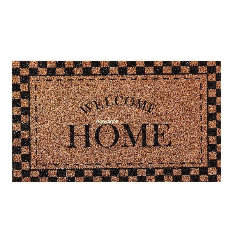 Glamour Black Doğal Koko Hindistan Cevizi Kapı Önü Paspas 60x40cm Bonvagon