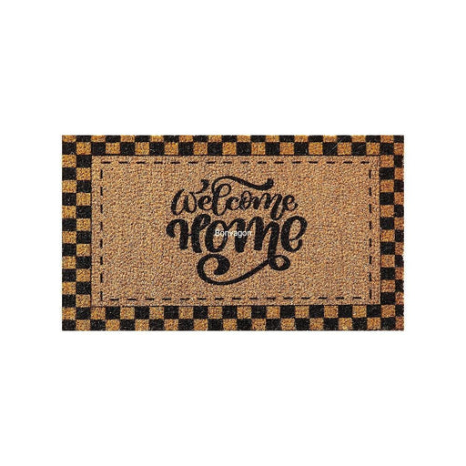 Glamour Yellow Doğal Koko Hindistan Cevizi Kapı Önü Paspas 60x40cm Bonvagon