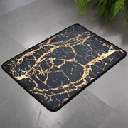 Goldes Dijital Baskılı 40x60cm Banyo Paspas ve Halısı, Kaymaz Taban, Yıkanabilir Bonvagon