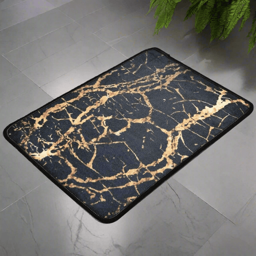 Goldes Dijital Baskılı 40x60cm Banyo Paspas ve Halısı, Kaymaz Taban, Yıkanabilir Bonvagon