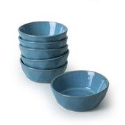 Granit Turkuaz Kristal Çerezlik / Sosluk 12cm 6 Adet