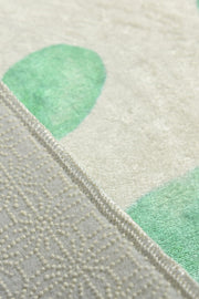 Green 2li Set Dijital Baskılı Banyo Halısı, Kaymaz Taban, Yıkanabilir Bonvagon
