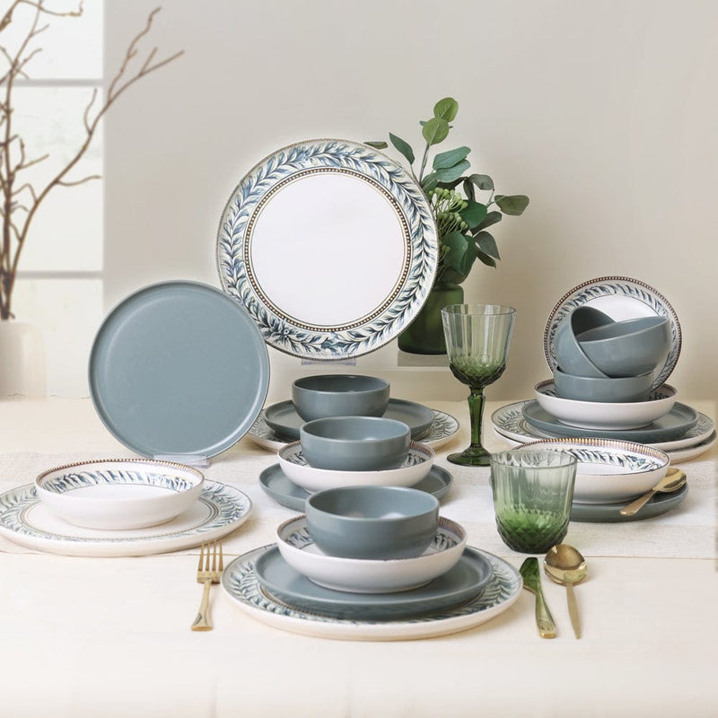 Green Frame Yemek Takımı 24 Parça 6 Kişilik Bonvagon