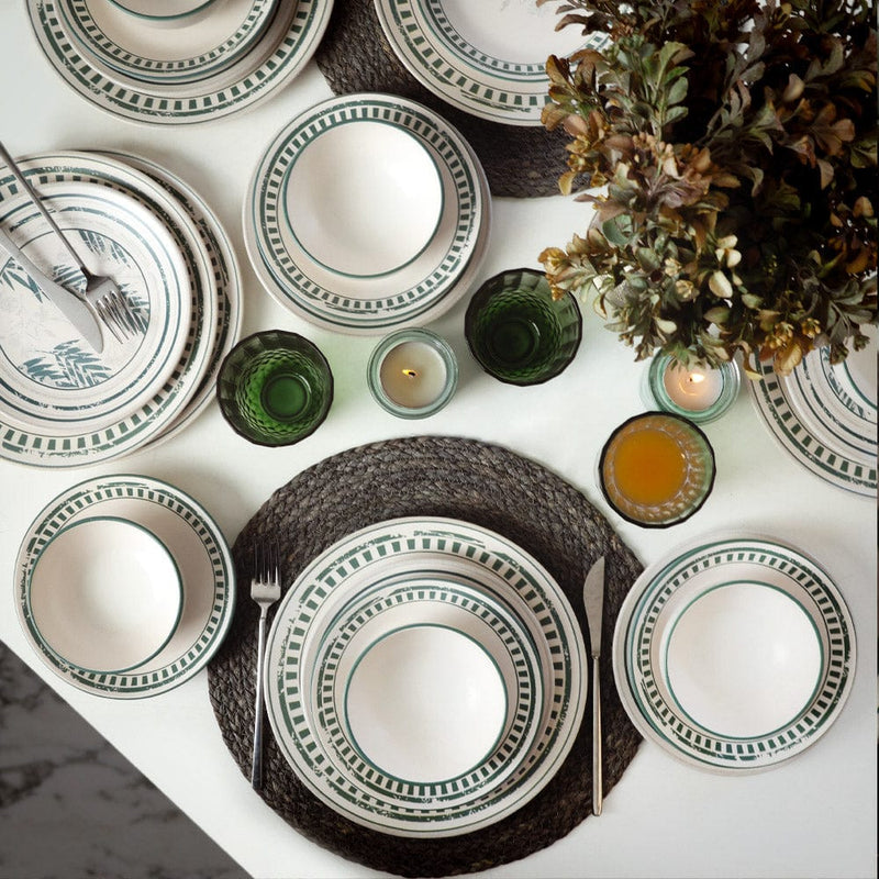 Green Leaf Yemek Takımı 24 Parça 6 Kişilik Bonvagon