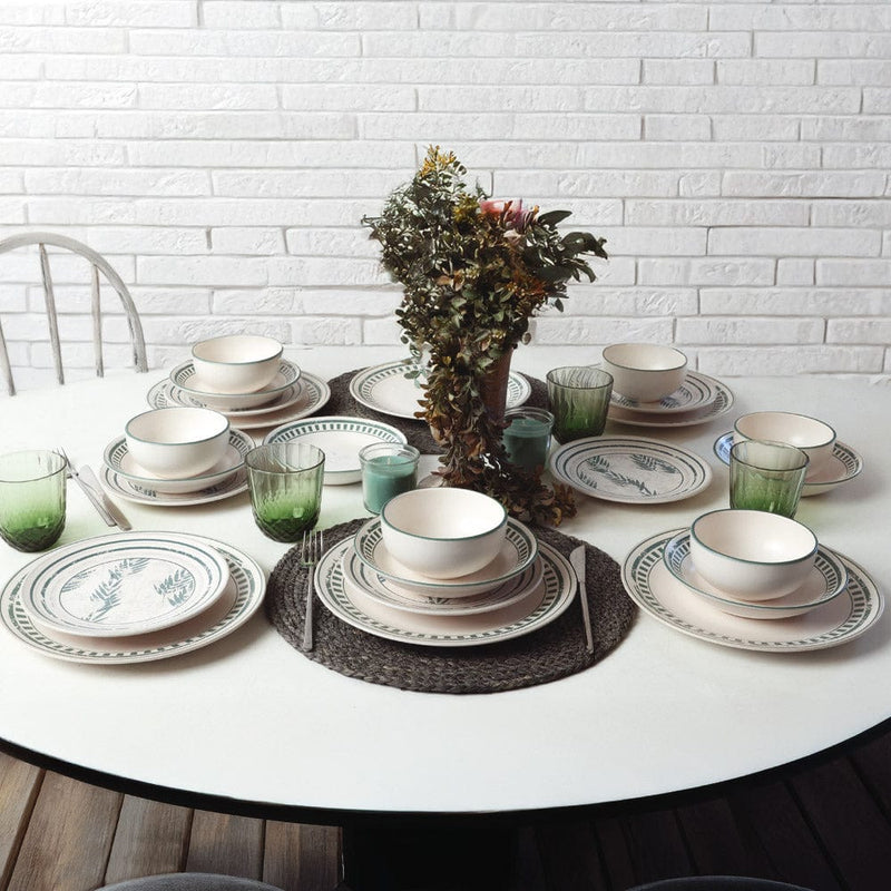 Green Leaf Yemek Takımı 24 Parça 6 Kişilik Bonvagon