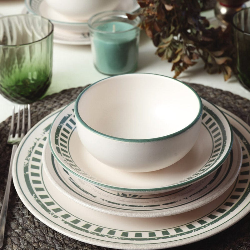 Green Leaf Yemek Takımı 24 Parça 6 Kişilik Bonvagon