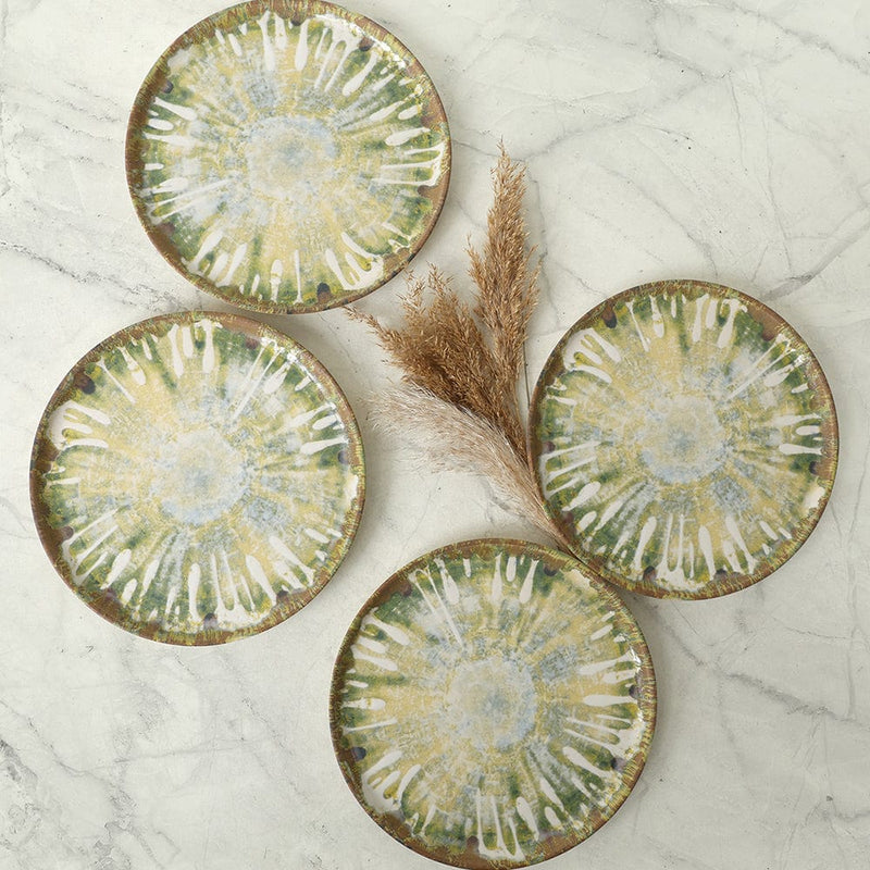 Green Ripple Nordic Pasta Tabağı 22cm 4 Adet Bonvagon