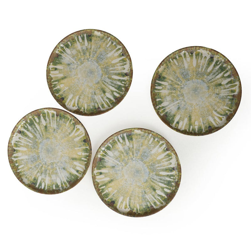 Green Ripple Nordıc Pasta Tabağı 22 Cm 4 Adet / 22896 Bonvagon