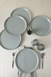 Gri Hitit Servis Tabağı 28 cm 6 Adet Bonvagon