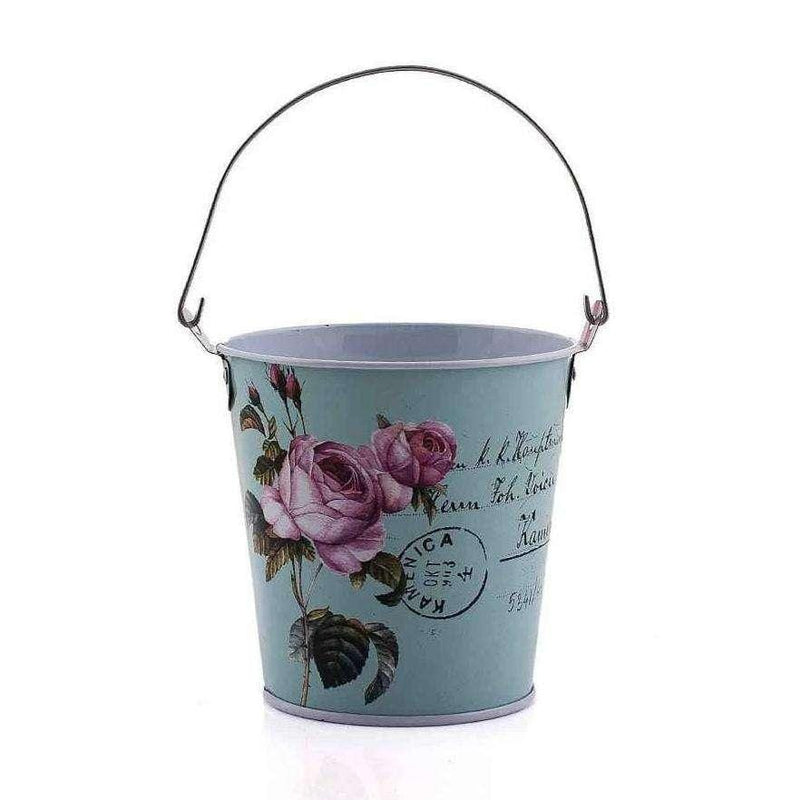 Güllü Metal Kova Mavi Bonvagon