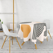 Güneşler Dijital Baskılı Yuvarlak Masa Örtüsü Bonvagon