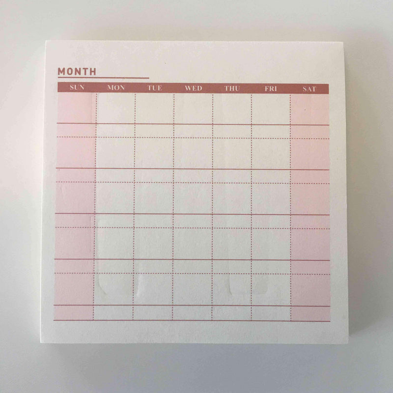 Günlük - Haftalık - Aylık Planlayıcı Notluk 3'lü Set Bonvagon