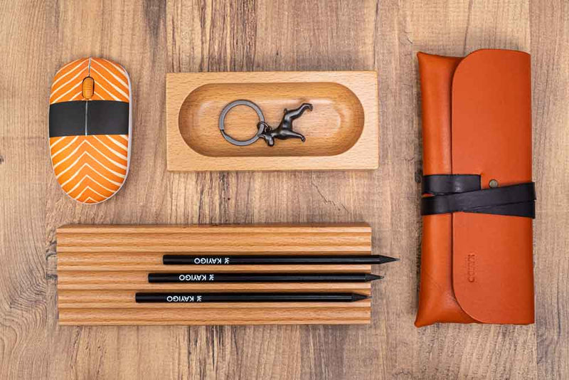 Hakiki Gerçek Deri Tasarım El Çantası Turuncu Bonvagon