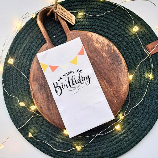 Happy Birthday Yazılı Mottolu Peçete Bonvagon