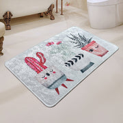 Happy Cactus Dijital Baskılı Halı, Kaymaz Taban, Yıkanabilir Bonvagon