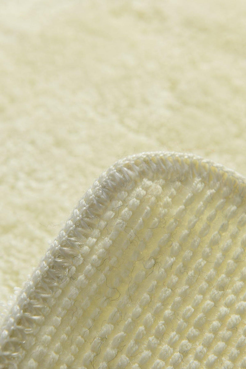 Hawai Ekru Akrilik Banyo Paspası, Kaymaz Taban, Yıkanabilir Bonvagon