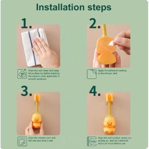 Hayvan Figürlü Duş Başlığı Tutucu Bonvagon