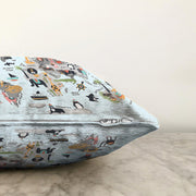 Hayvanların Dünyası Eğitici Tasarımlı Çocuk & Genç Odası Modern Yastık Kırlent Kılıfı Bonvagon