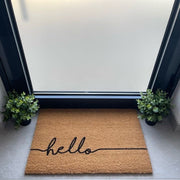 Hello Depin Doğal Koko Hindistan Cevizi Kapı Önü Paspas 60x40cm Bonvagon