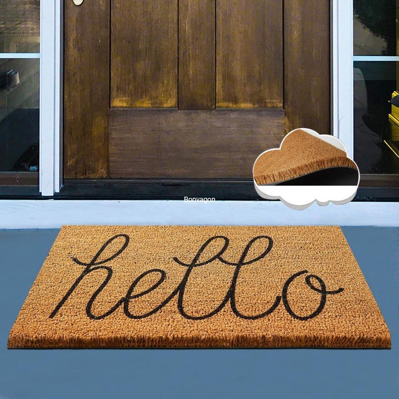 Hello Doğal Koko Hindistan Cevizi Kapı Önü Paspas 60x40cm