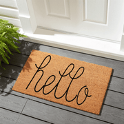 Hello Doğal Koko Hindistan Cevizi Kapı Önü Paspas 60x40cm Bonvagon