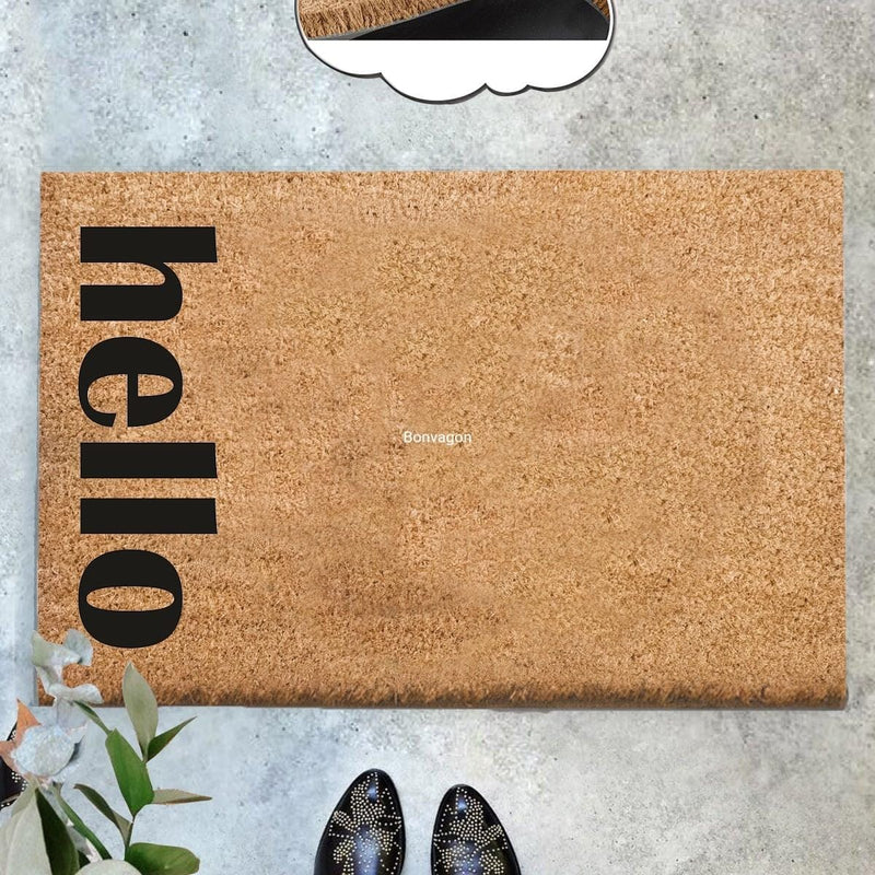Hello - Hogle Doğal Koko Hindistan Cevizi Kapı Önü Paspas 60x40cm