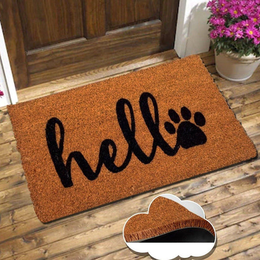 Hello Pati Doğal Koko Hindistan Cevizi Kapı Önü Paspas 60x40cm Bonvagon