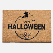 Hey Happy Halloween Doğal Koko Hindistan Cevizi Kapı Önü Paspas 60x40cm