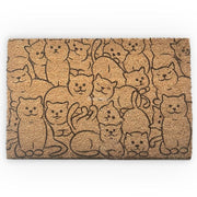 Hey Meow Doğal Koko Hindistan Cevizi Kapı Önü Paspas 60x40cm Bonvagon