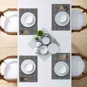 Hey Teddy 4lü İnce Keten Kumaş Amerikan Servisi 50x35cm