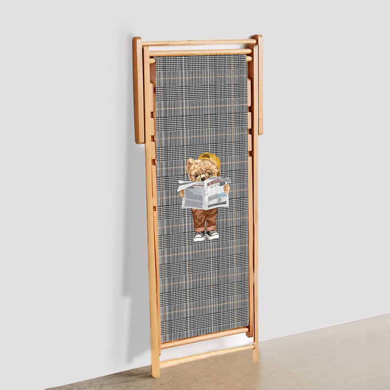 Hey Teddy Reading Katlanabilir Şezlong Katlanır Ahşap Lounge Chair Bonvagon