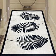 Hodja Feather Dijital Baskılı Halı, Kaymaz Taban, Yıkanabilir Bonvagon