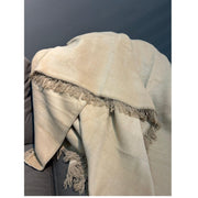 Home Pamuklu Battaniye Tek Kişilik 150 x 200 cm Bej %100 Pamuk Bonvagon