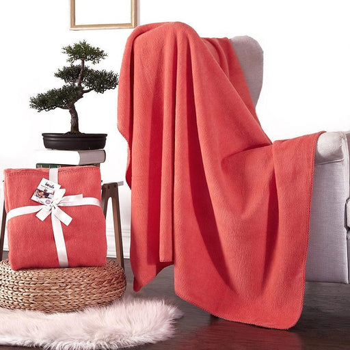 Home Pamuklu Tv Battaniye 127X155 Basic Nar Çiçeği Bonvagon