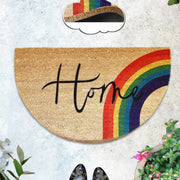 Home Rainbow Albergo 45x75cm Doğal Koko Hindistan Cevizi Kapı Önü Paspas Bonvagon