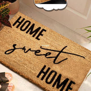 Home Sweet Home Cross Doğal Koko Hindistan Cevizi Kapı Önü Paspas 60x40cm