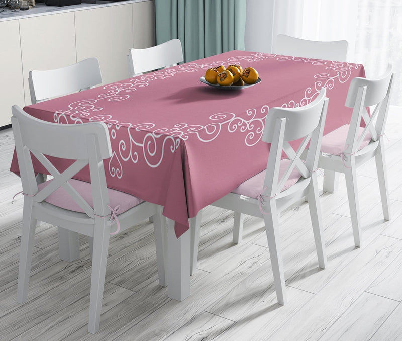 Home Sweet Home Dijital Baskılı Dekoratif Leke Tutmaz Masa Örtüsü Bonvagon