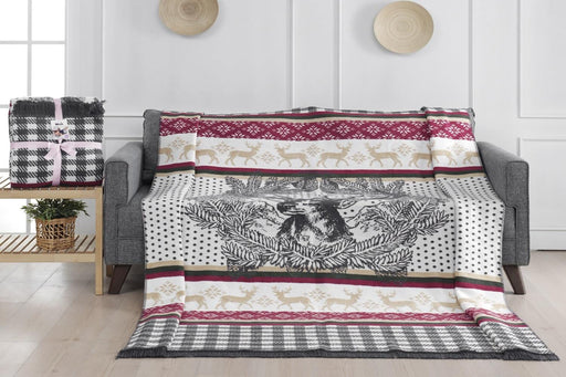 Home Tek Kişilik Pamuklu Battaniye 150x200 Adalı Dolce Bonita Home