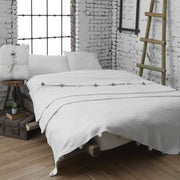 Home Tek Kişilik Ponponlu Pike Battaniye 150x200 Krem Dolce Bonita Home