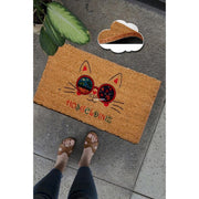 Hoşgeldiniz Sunglasses Doğal Koko Hindistan Cevizi Kapı Önü Paspas 60x40cm
